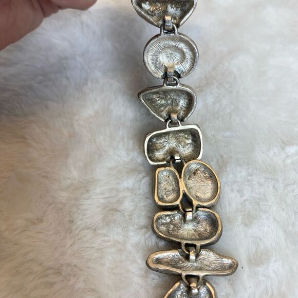 Premier Design Geo Design Enamel Cream, Green Toggle Bracelet - Picture 6 of 10